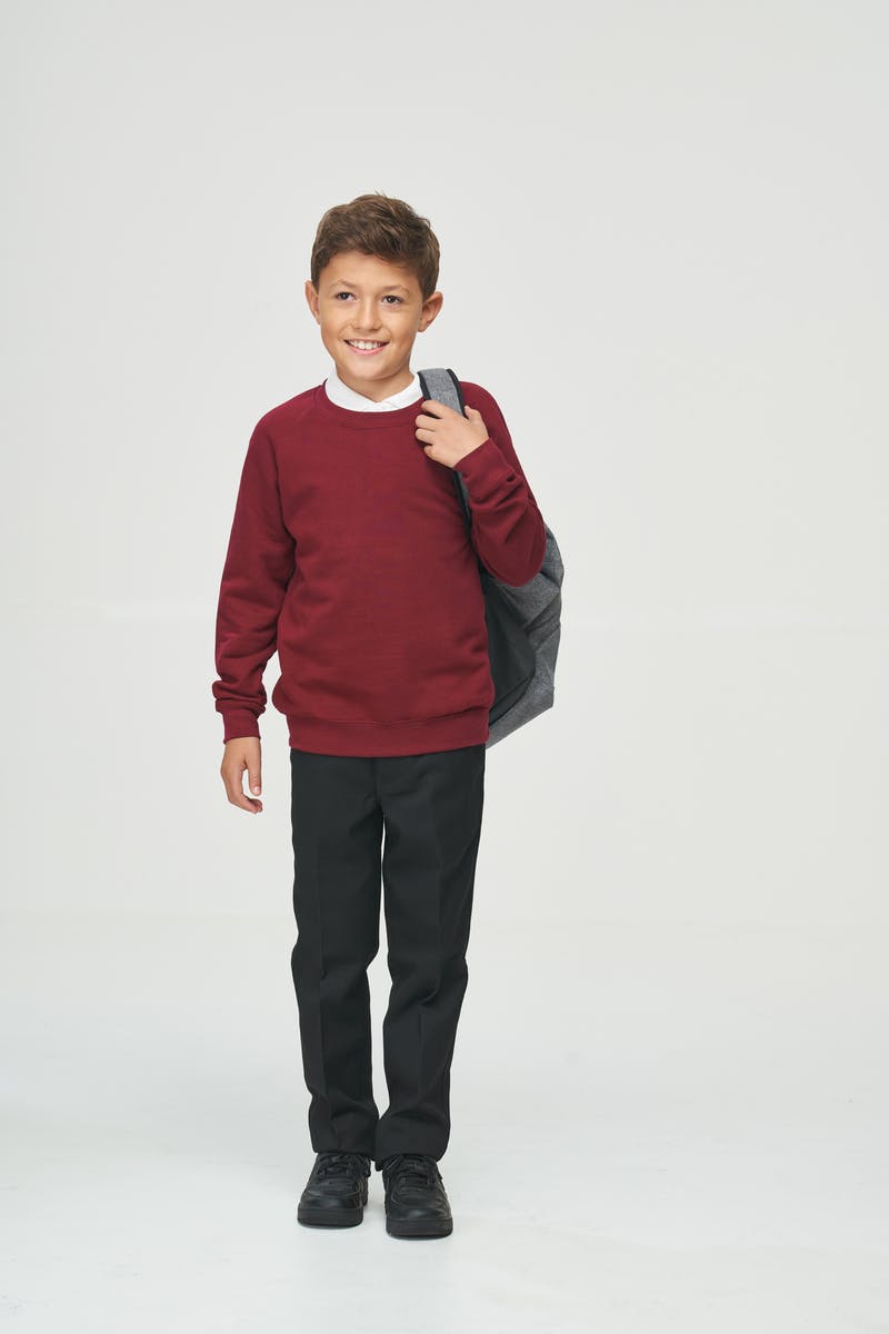 AC001B - KIDS ACADEMY RAGLAN SWEATSHIRT