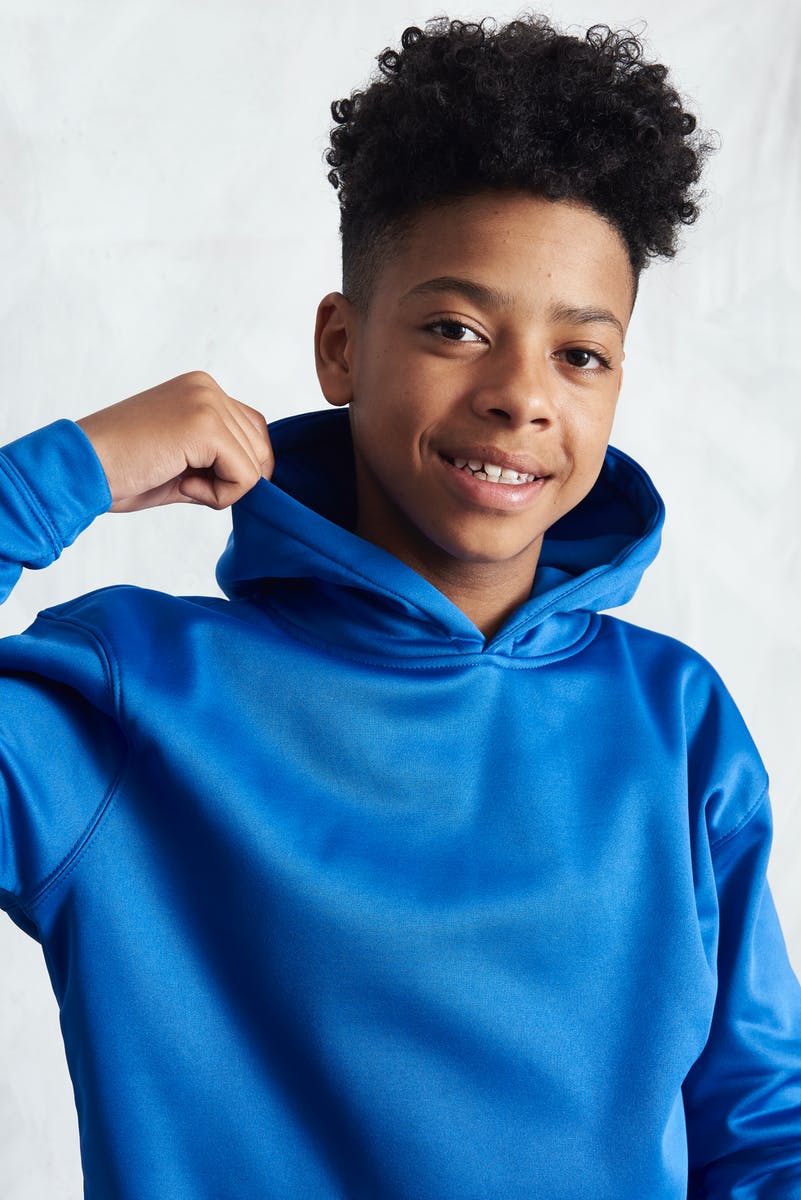 JH006J KIDS SPORTS POLYESTER HOODIE