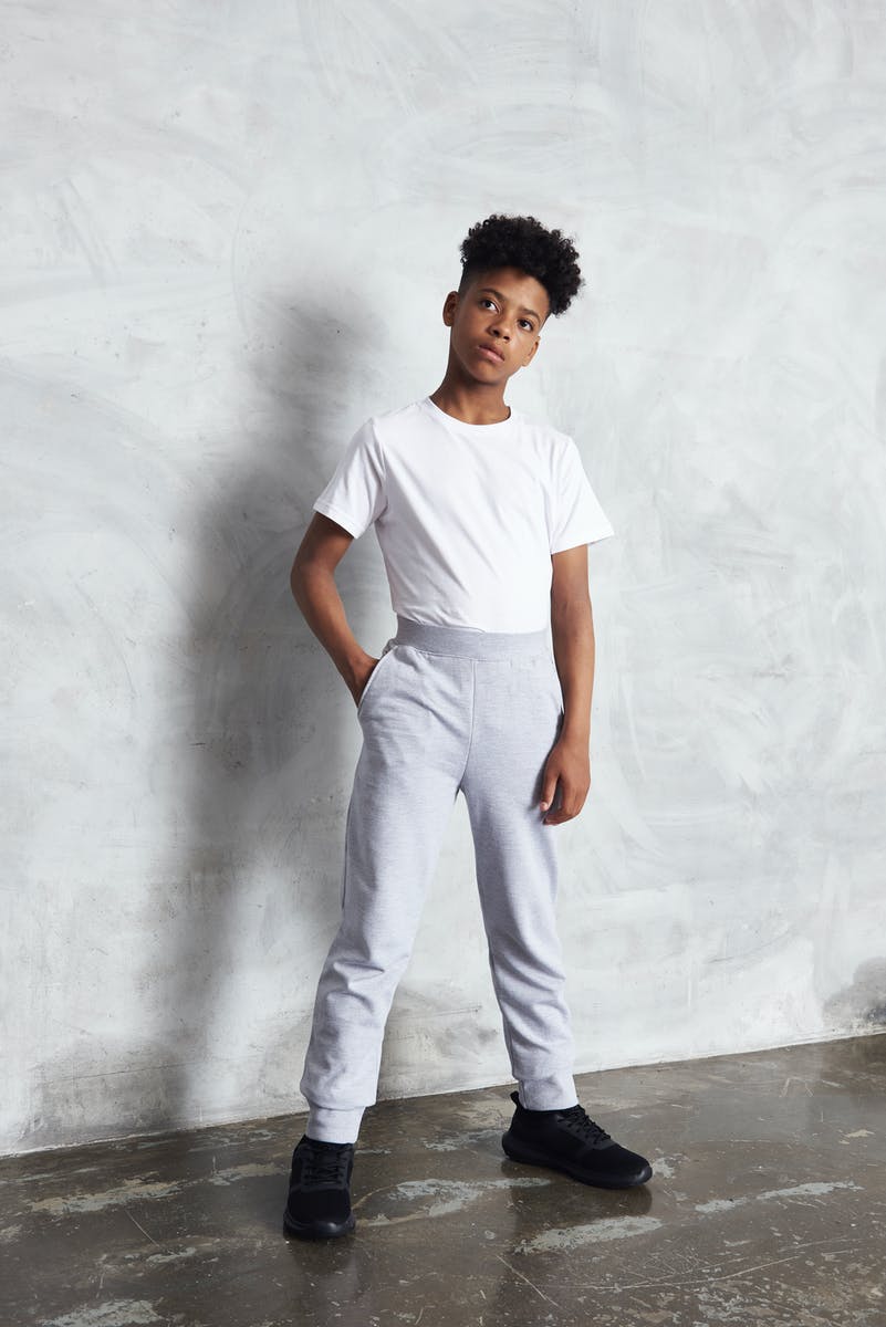 JH074J - KIDS TAPERED TRACK PANT